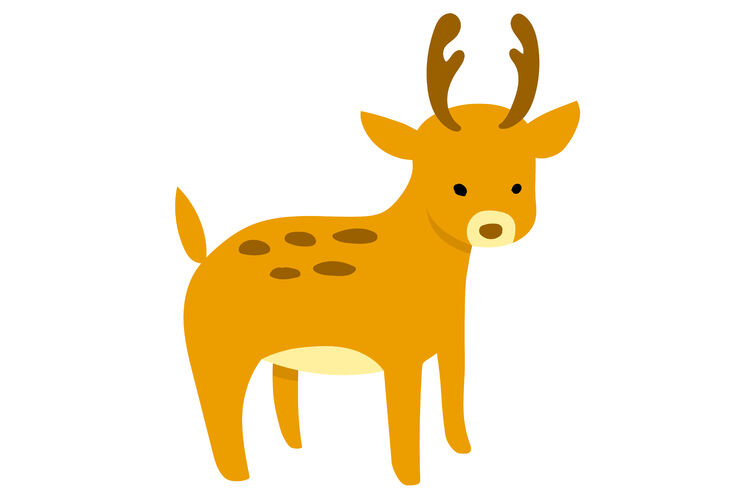 鹿イラスト